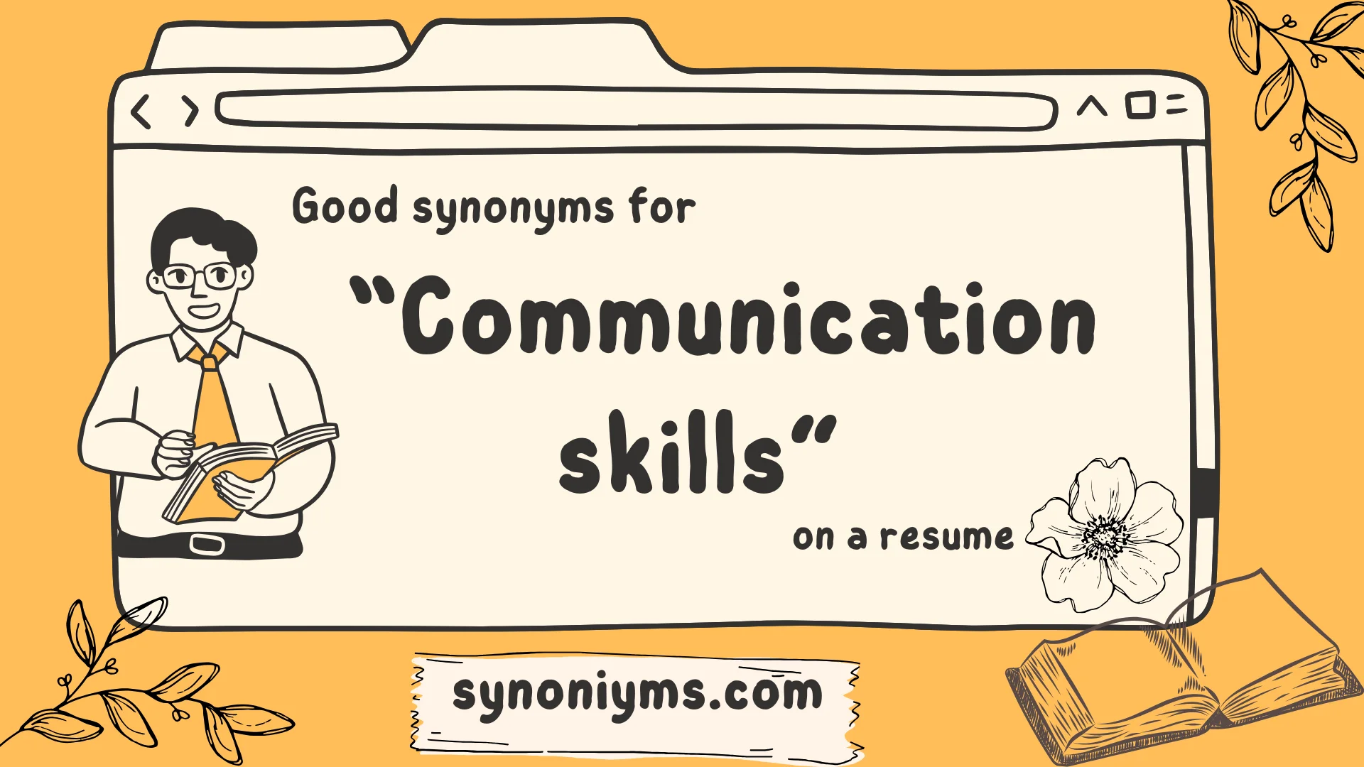 good synonyms for communication skills on a resume