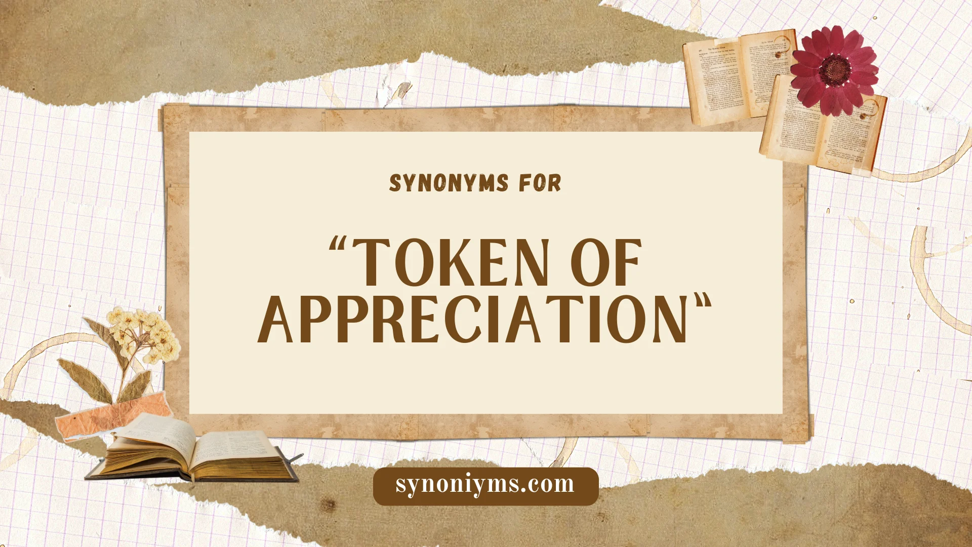 synonyms for token of appreciation