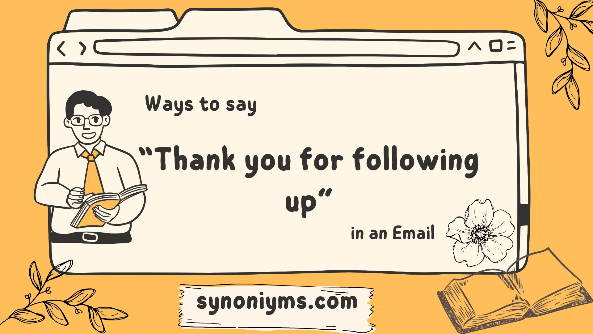 ways to say thank you for following up in an email