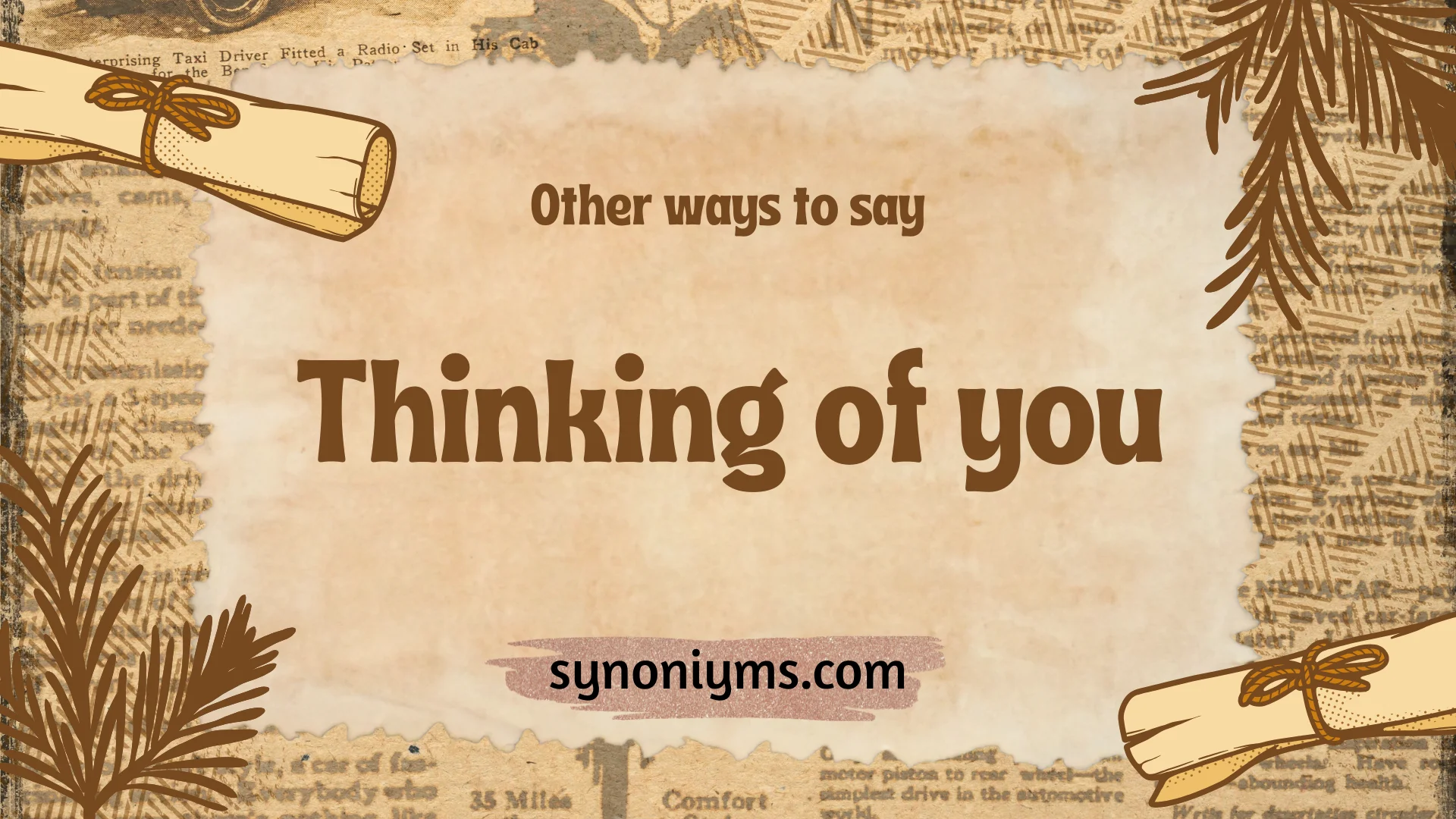 other ways to say thinking of you
