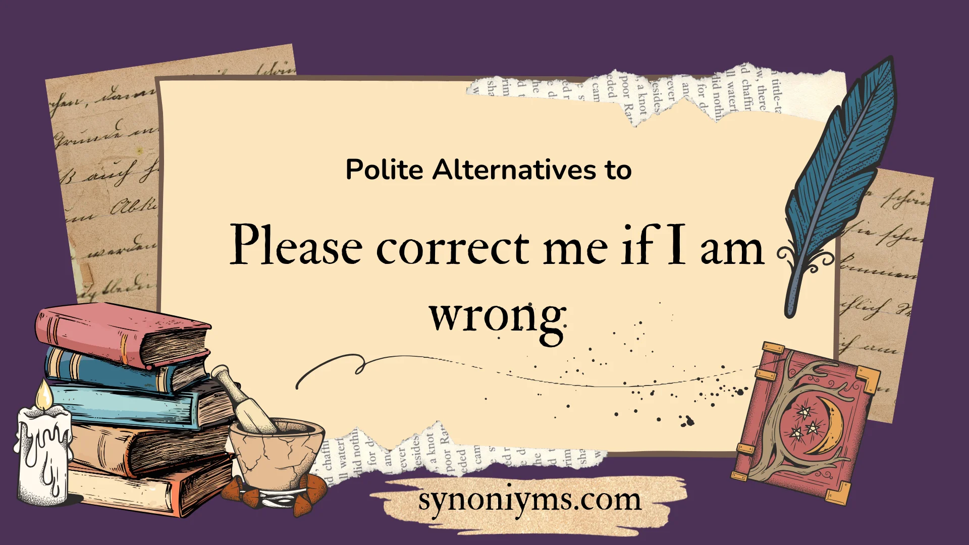 polite alternatives to please correct me if i am wrong
