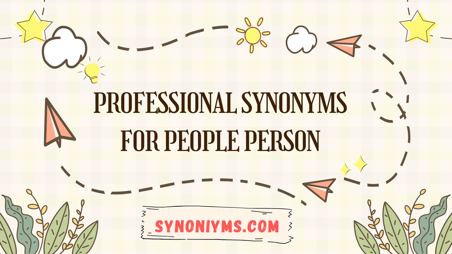 professional synonyms for people person