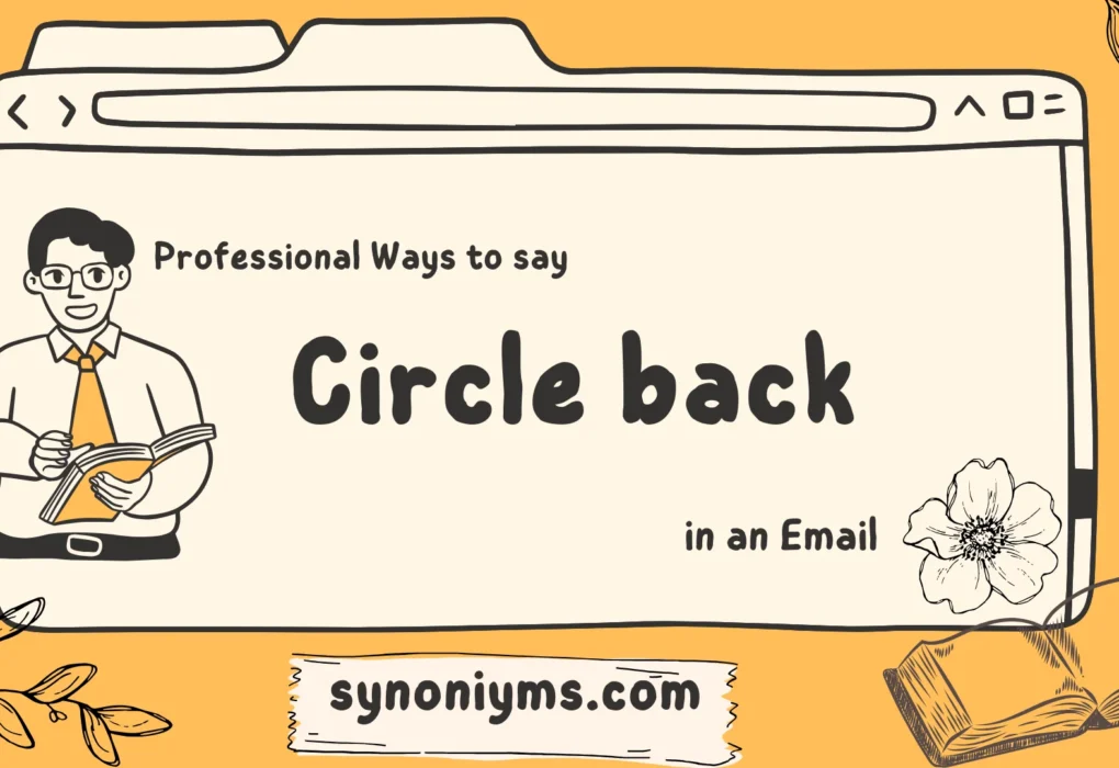 professional ways to say circle back in an email